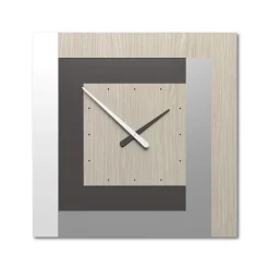 Orologi Da Parete Moderni-Selezionato da Mazzolaluce Clock63 orologio a parete moderno rovere breeze