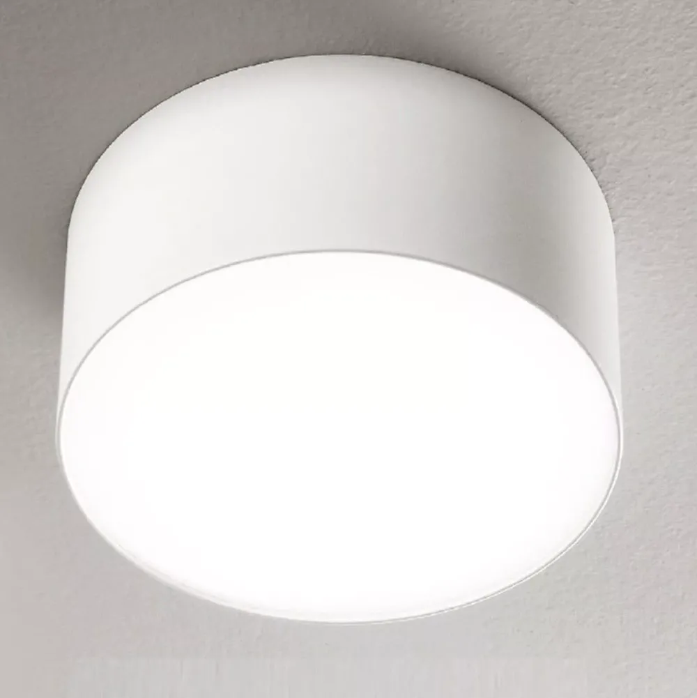 Plafoniere Moderne-Gea Luce Cloe plafoniera da cucina led 3000k rotonda bianca