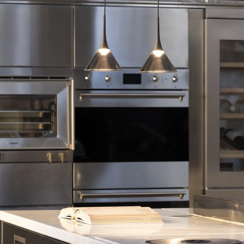 Lampade A Sospensione-Ideal Lux Cocktail lampada a sospensione per isola cucina fume led 3000k