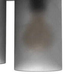 Plafoniere Moderne-Eglo Colomera plafoniera moderna in vetro grigio opaco 3 luci