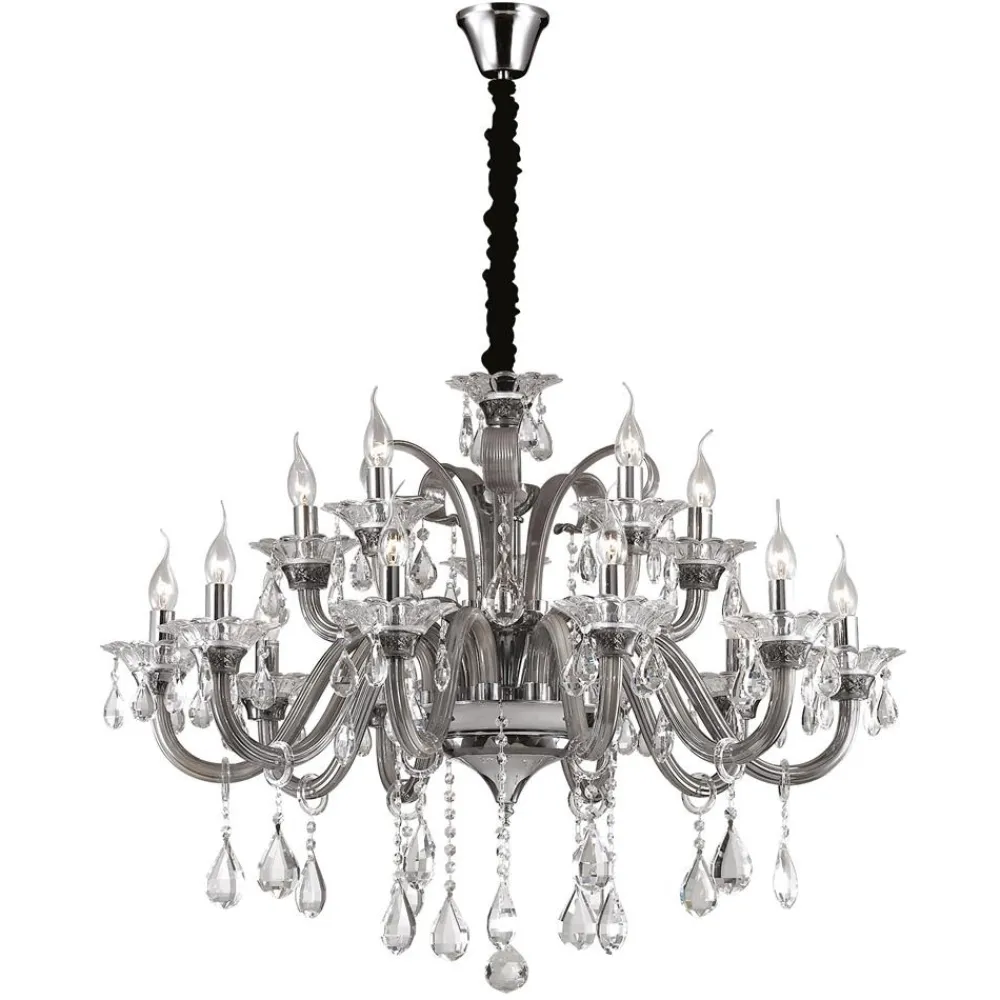 Lampadari Moderni-Ideal Lux Colossal sp15 lampadario di cristallo grande 15 luci