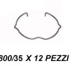 Faretti Da Incasso-IsyLuce Confezione 12 ghiere metallo blocca lampadina gu10 35mm per faretto