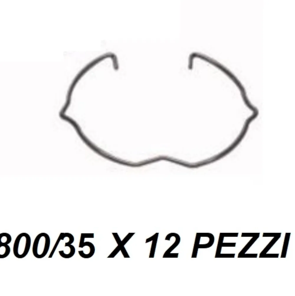 Faretti Da Incasso-IsyLuce Confezione 12 ghiere metallo blocca lampadina gu10 35mm per faretto