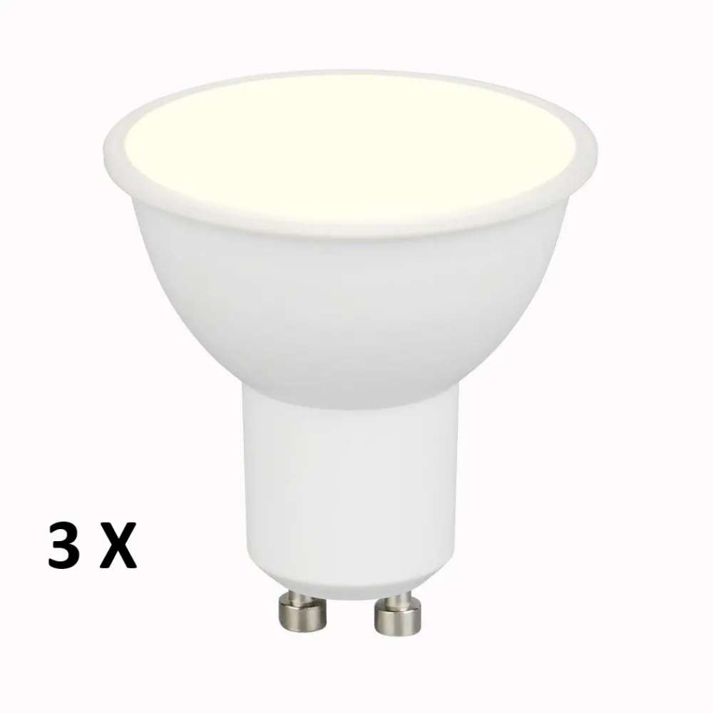 Lampadine Led-Selezionato da Mazzolaluce Confezione 3 lampadine led gu10 4,5w 4000k ottica 38 345 lumen