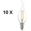 Lampadine Led-Ideal Lux Confezione n10 lampadine e14 led 4w 4000k 460lm trasparente