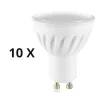 Lampadine Led-Ideal Lux Confezione n10 lampadine gu10 7w led 3000k cri90 620lm ottica 108