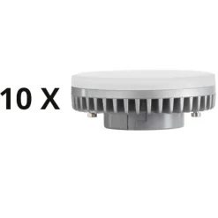 Lampadine Led-Ideal Lux Confezione n10 lampadine gx53 9w led 3000k 910lm