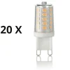 Lampadine Led-Ideal Lux Confezione n20 lampadine led g9 4w 3000k 510lm