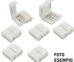 Strisce Led-Gea Luce Connettori di giunzione per strip led monocolore da 10mm pacco da 10pz gea gstc05