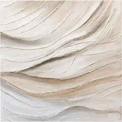 Quadri Moderni-Selezionato da Mazzolaluce Coppia di quadri astratti moderni pittura materica su tela per soggiorno bianco beige
