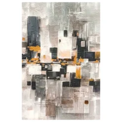 Quadri Moderni-Selezionato da Mazzolaluce Coppia di quadri astratti 50x70 moderni decorati telaio francese