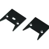 Strisce Led-Gea Luce Coppia di tappi chiusura testate nero per profilo bucarest p