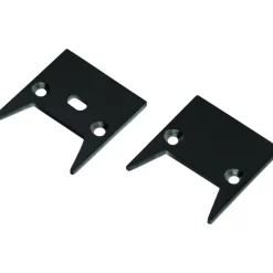 Strisce Led-Gea Luce Coppia di tappi chiusura testate nero per profilo bucarest p