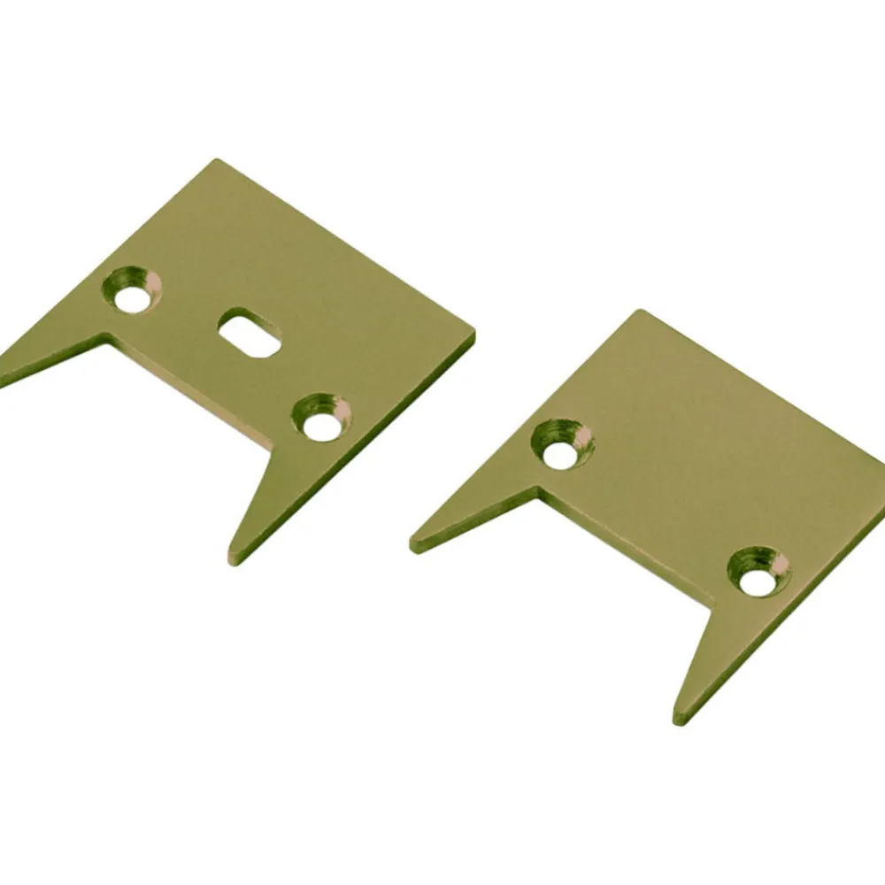 Strisce Led-Gea Luce Coppia tappi oro testate di chiusura per porfilo bucarest p