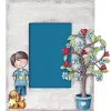 Soprammobili Moderni-Bongelli Preziosi Cornice portafoto bambino blu 20x25