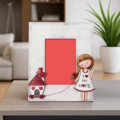 Soprammobili Moderni-Bongelli Preziosi Cornice portafoto da tavolo per bambina 20x25