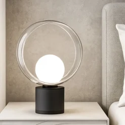 Abat Jour-Vivida International Cosmit nera h26 abat-jour design moderna metallo vetro