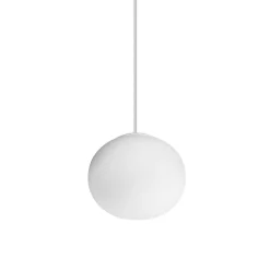 Lampade A Sospensione-Ideal Lux Cotton sp1 d13 lampada a sospensione sfera bianca