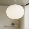 Lampadari Moderni-Ideal Lux Cotton sp1 d30 lampadario particolare moderno vetro bianco