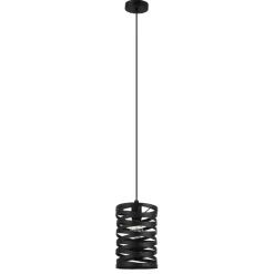 Lampade A Sospensione-Eglo Cremella lampada a sospensione cilindrica per isola cucina moderna