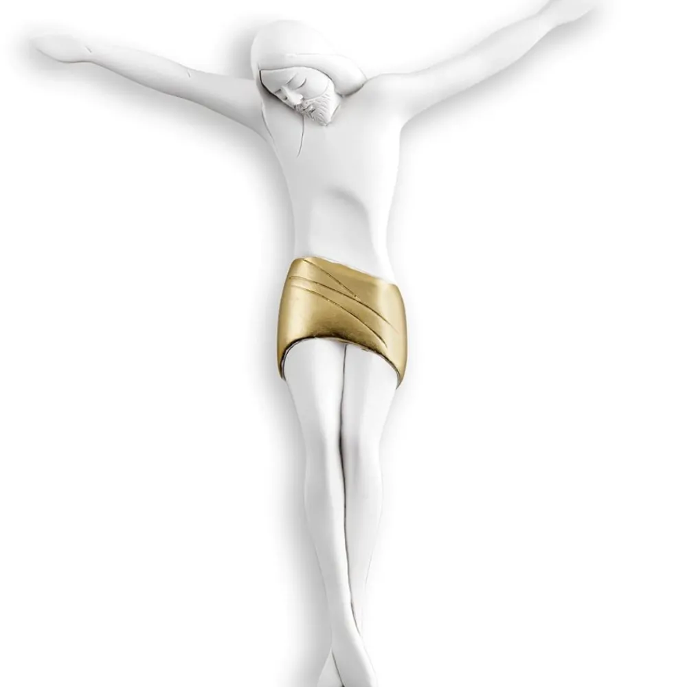 Crocifissi Da Parete-Bongelli Preziosi Crocifisso corpo di cristo da parete 37x32 moderno