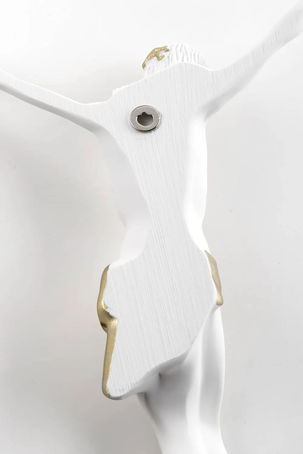 Crocifissi Da Parete-Selezionato da Mazzolaluce Crocifisso cristo da parete 32x23 bianco oro