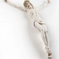 Crocifissi Da Parete-Selezionato da Mazzolaluce Crocifisso da parete senza croce 16x12 avorio oro