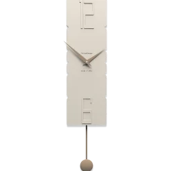 Orologi Da Parete Moderni-Selezionato da Mazzolaluce Crock legno colore lino orologio a pendolo moderno da parete