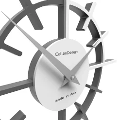 Orologi Da Parete Moderni-Selezionato da Mazzolaluce Crosshair orologio da parete moderno legno grigio quarzo