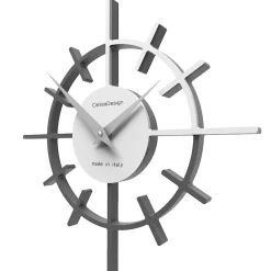 Orologi Da Parete Moderni-Selezionato da Mazzolaluce Crosshair orologio da parete moderno legno grigio quarzo