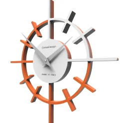 Orologi Da Parete Moderni-Selezionato da Mazzolaluce Crosshair orologio da parete moderno legno colore arancione