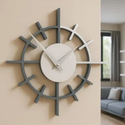 Orologi Da Parete Moderni-Selezionato da Mazzolaluce Crosshair orologio da parete legno carta da zucchero