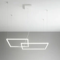 Lampadari Moderni-Perenz Illuminazione Cross lampadario moderno led cct 64w bianco