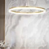 Lampadari Moderni-Ideal Lux Crown sp d60 lampadario particolare tondo led 30w 3000k ottone