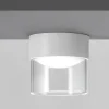 Faretti Da Soffitto-Linea Light Crumb plafoniera led tonda bianca 10w 3000k