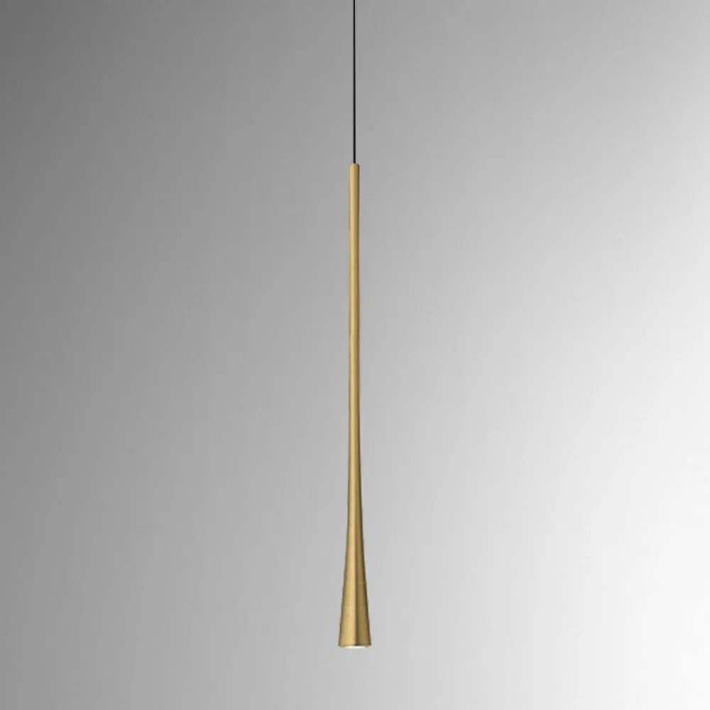 Lampade A Sospensione-Gea Luce Dafne sg bianco lampada a sospensione oro led 7w 3000k