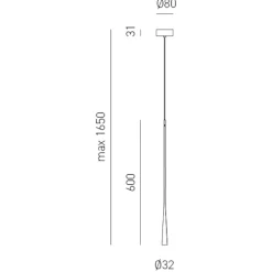 Lampade A Sospensione-Gea Luce Dafne sg bianco lampada a sospensione oro led 7w 3000k