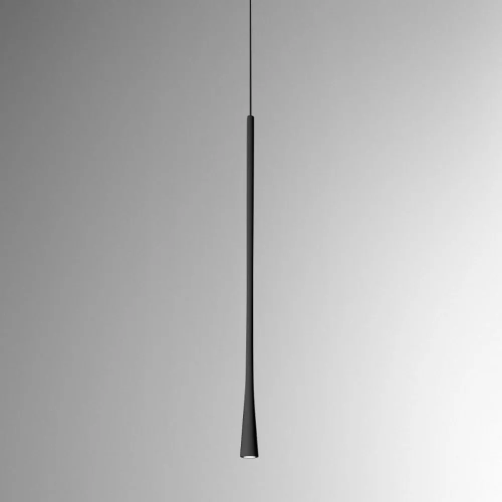 Lampade A Sospensione-Gea Luce Dafne sg nero lampada a sospensione led 7w 3000k