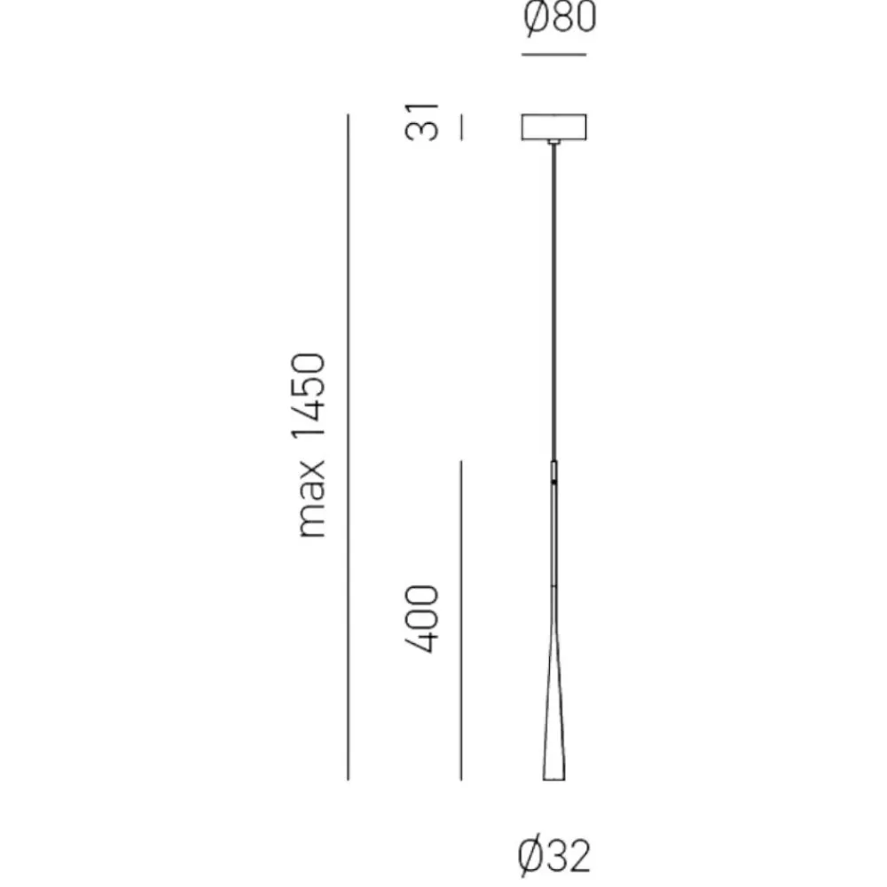 Lampade A Sospensione-Gea Luce Dafne sp lampada a sospensione oro led 7w 3000k