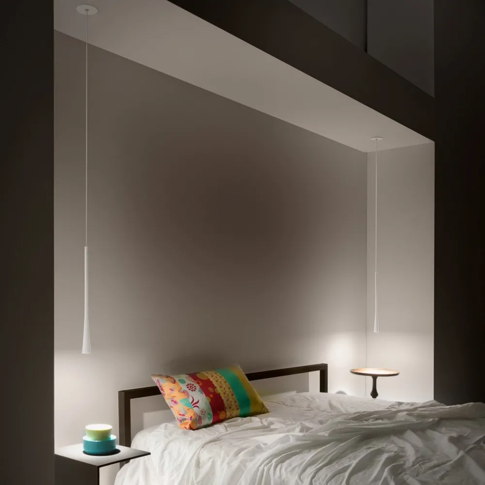 Lampade A Sospensione-Gea Luce Dafne spi bianca lampada a sospensione da incasso led 7w 3000k