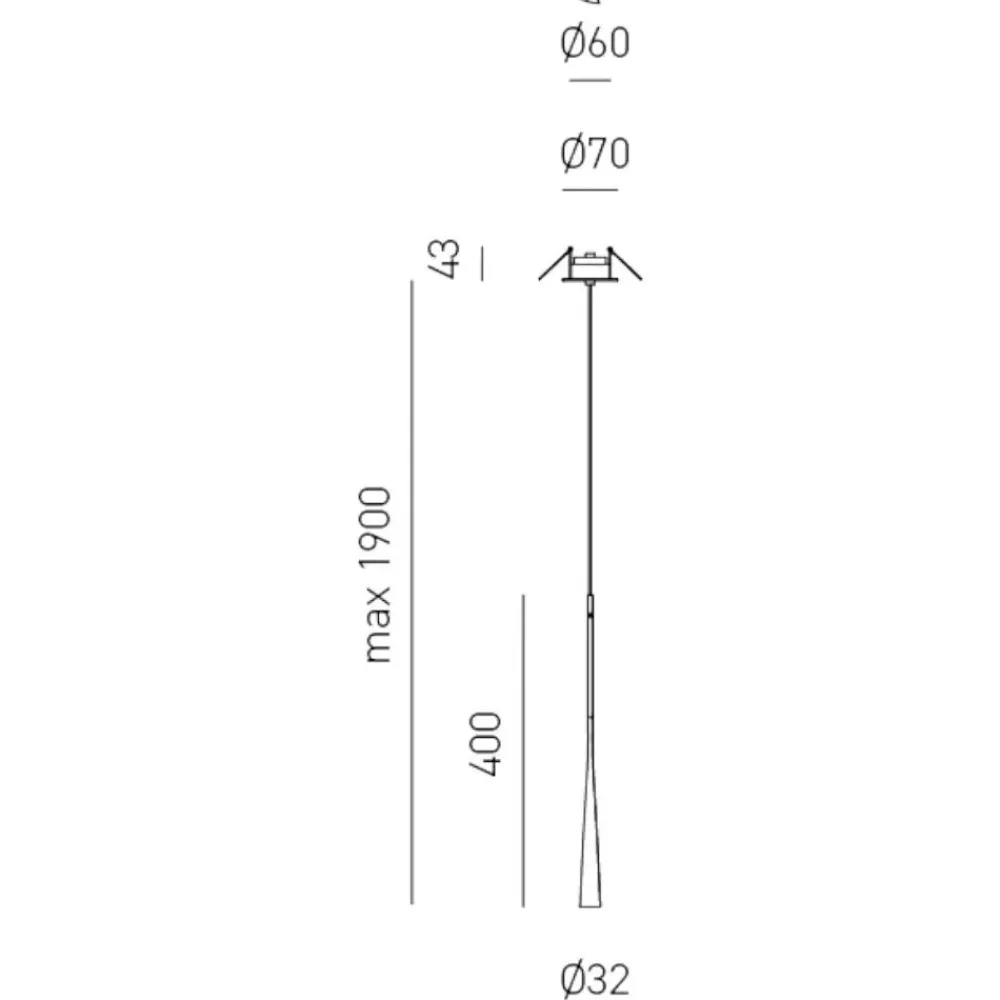 Lampade A Sospensione-Gea Luce Dafne spi bianca lampada a sospensione da incasso led 7w 3000k
