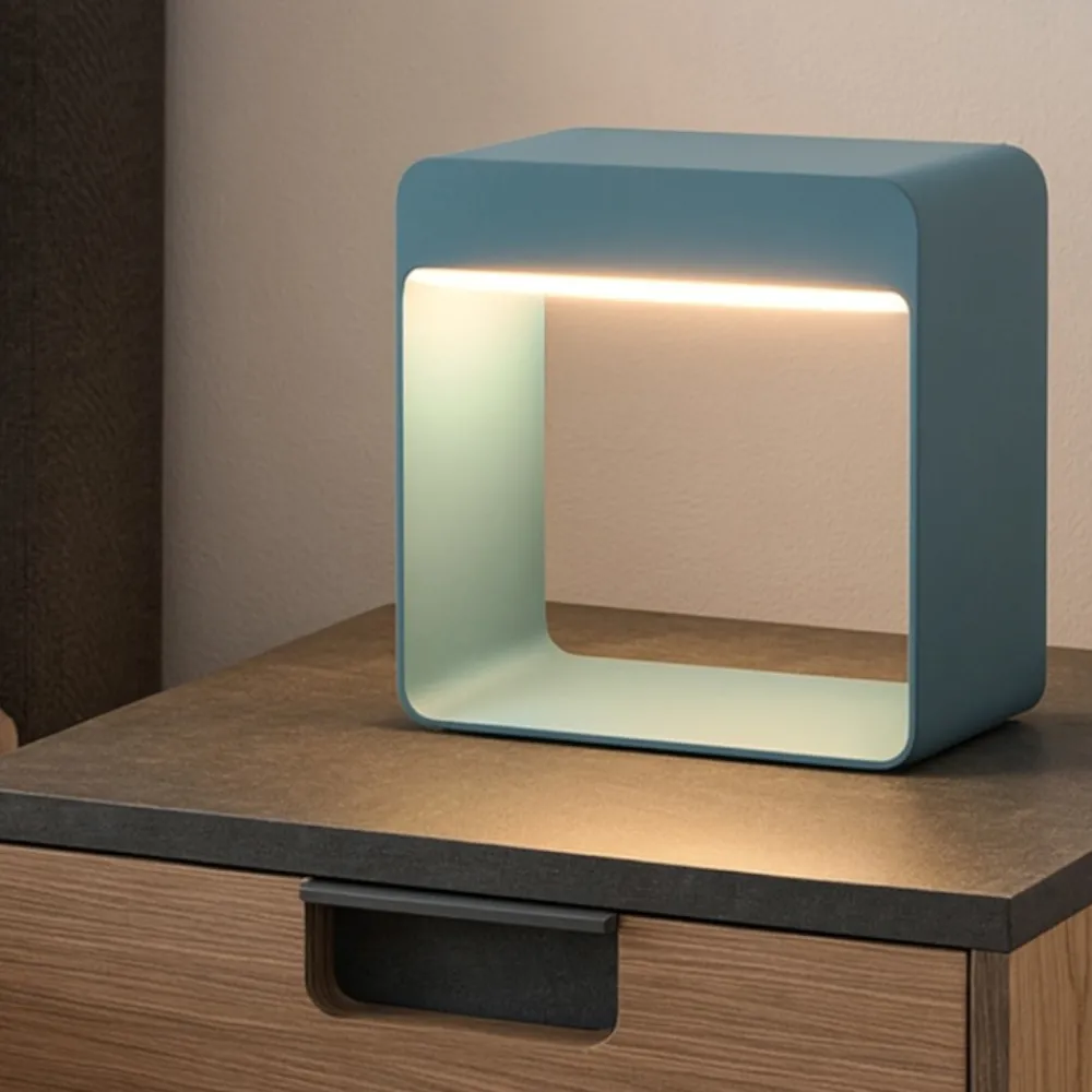 Abat Jour-Linea Light Dama abat jour azzurra portatile led 3000k