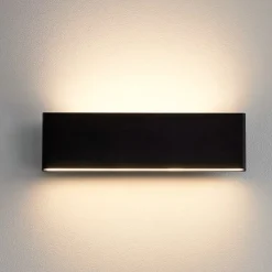 Applique Da Parete-Ideal Lux Desk ap2 applique led 12,5w 3000k nera per interni