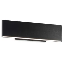 Applique Da Parete-Ideal Lux Desk ap2 applique led 12,5w 3000k nera per interni