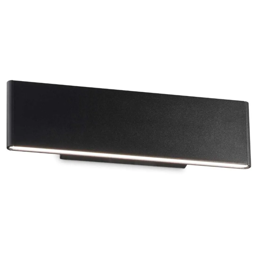 Applique Da Parete-Ideal Lux Desk ap2 applique led 12,5w 3000k nera per interni