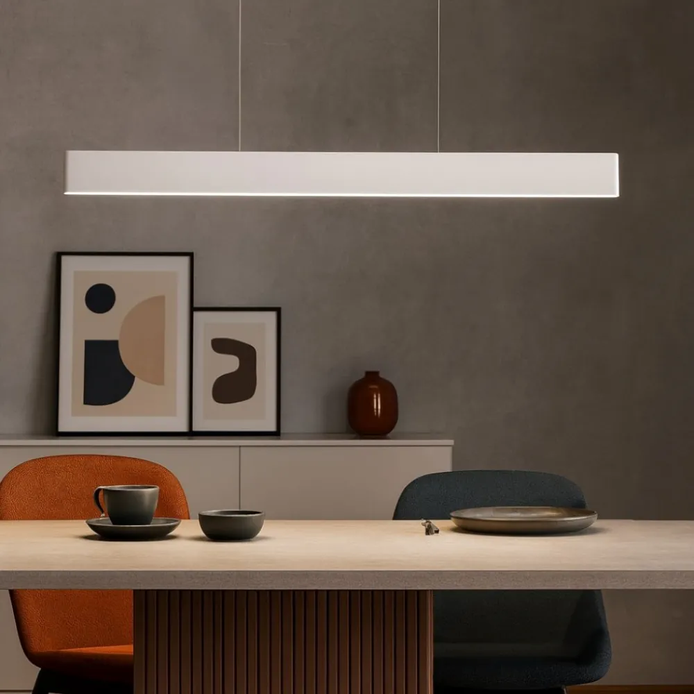 Lampadari Moderni-Ideal Lux Desk sp1 lampadario per scrivania bianco led 32w