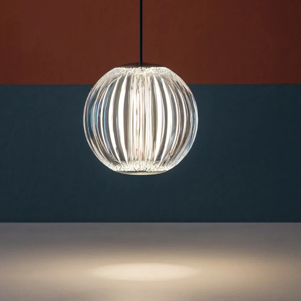Lampade A Sospensione-Ideal Lux Diamond sp1 lampada a sospensione per comodino camera da letto led