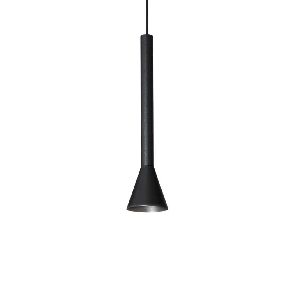 Lampade A Sospensione-Ideal Lux Diesis sp lampada a sospensione nera