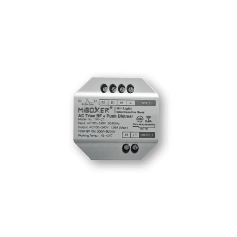 Accessori-Gea Luce Dimmer push 300w gdi002 taglio di fase 220-240v