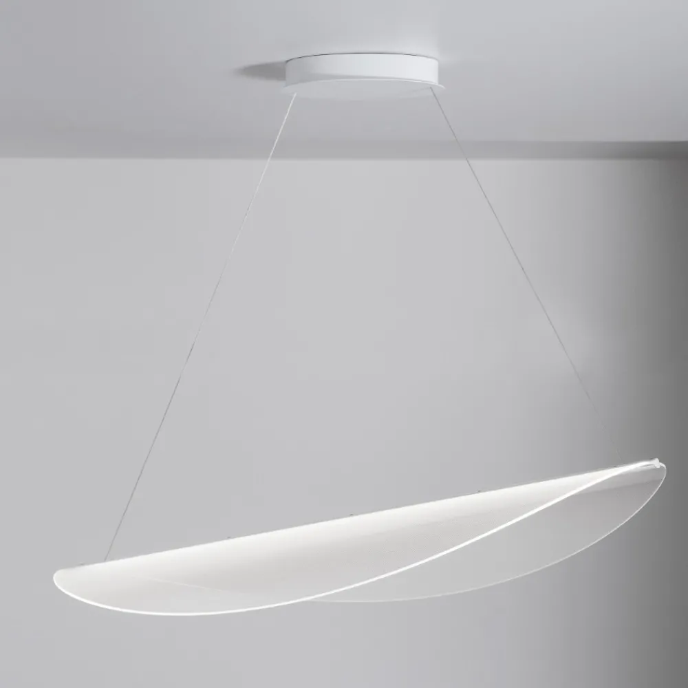 Lampadari Moderni-Stilnovo Diphy lampadario design moderno led 40w 3000k dimmerabile dali